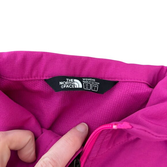 North Face Windbreaker Summit Series Windstopper Magenta Fuschia Size XS - Picture 6 of 7